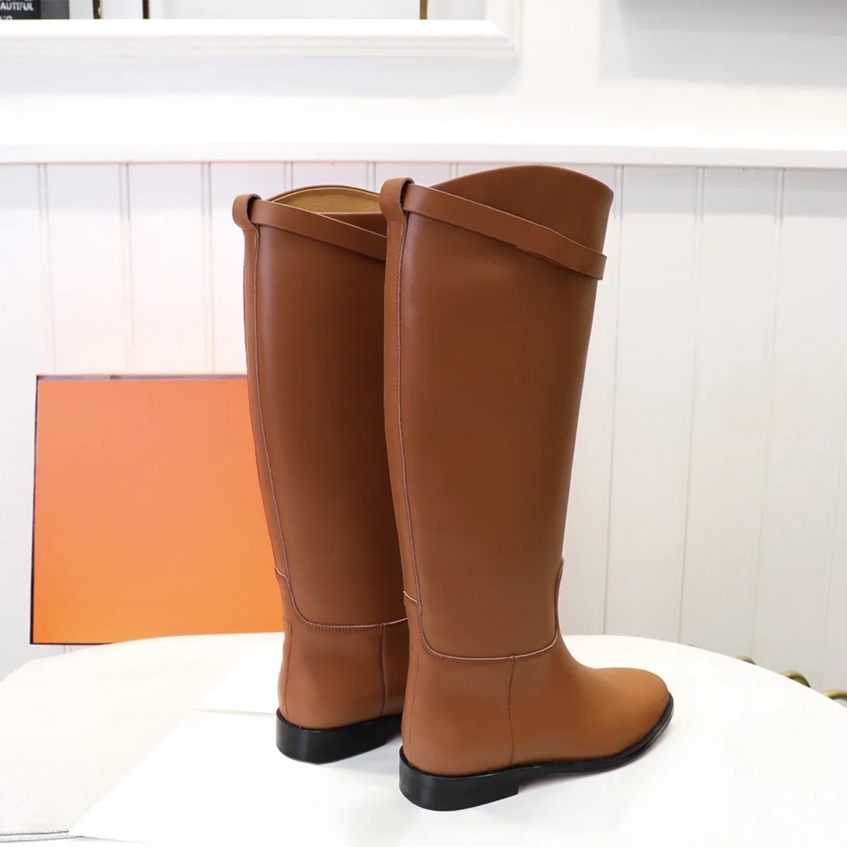 2026 High Quality Winter women shoes tall shaft band decor walking footwear stylish daily wear ch25080374