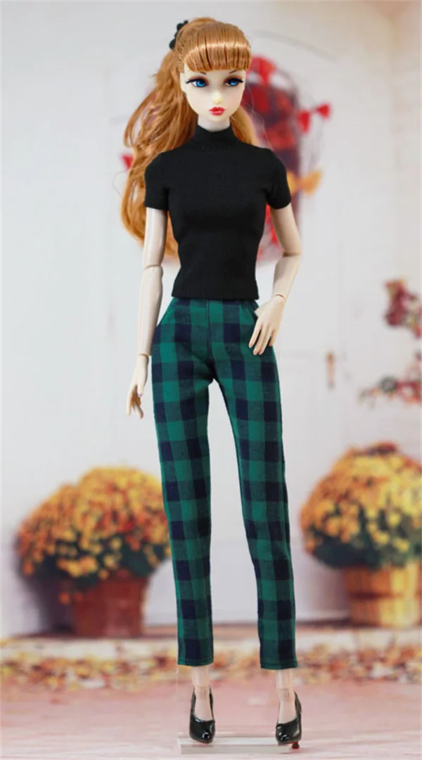 [Customized] 1/6 Scale Female Tight Bottom Top Short Sleeves Sweater T-shirt for Momoko OB FR Nippon PoppyParker Dolls Model