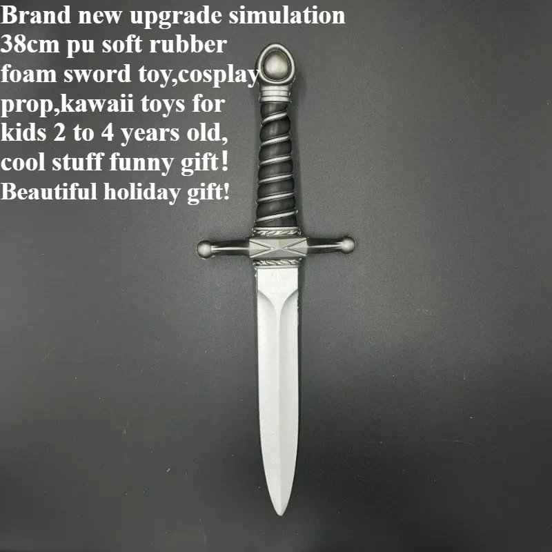 

Cool Stuff Halloween Funny Gift-Kawaii Simulation 38cm PU Plastic Sword toy,Fidget Toys,Stress Reliever,Toys for Kids,Prank Toys