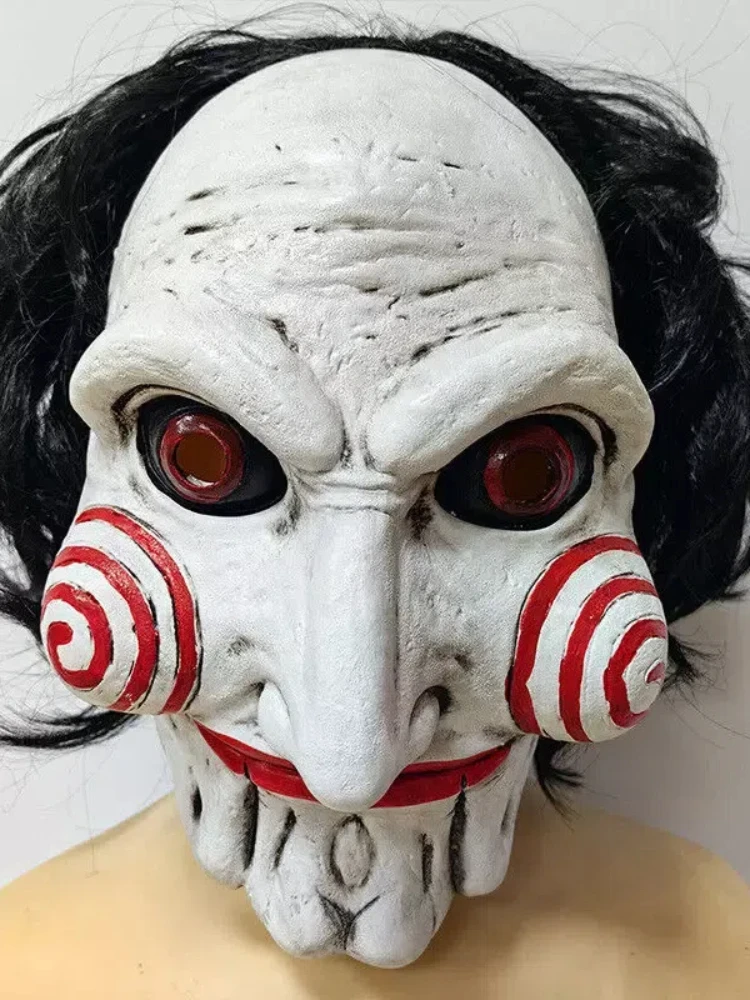 قناع تنكري لاتكس هالوين ، لعبة الهالوين ، فارس ، قوطي ، هالوين ، غريماس بوب ، منشار بيلفاسينن