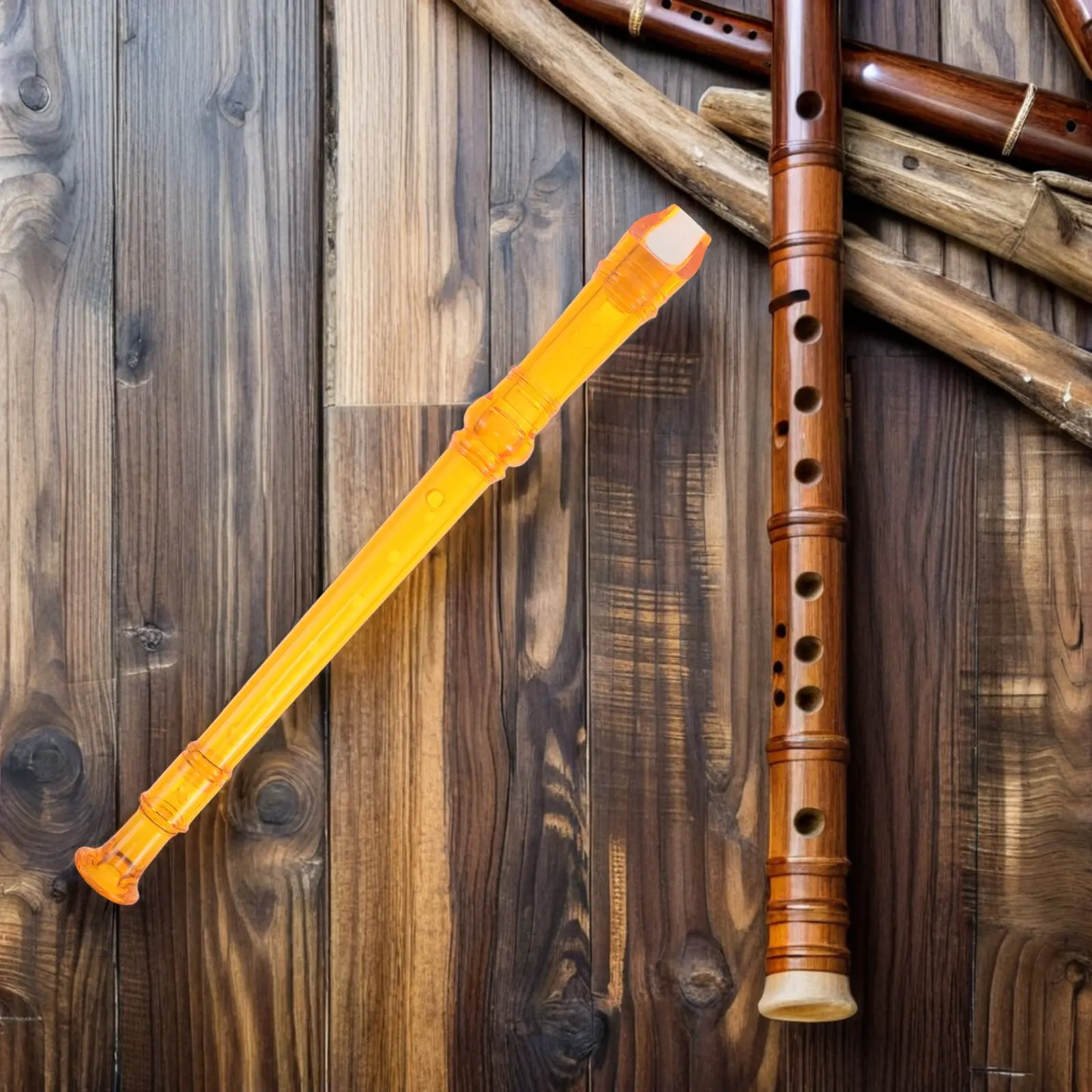 

4 шт. прозрачных пластиковых флейт-блокфлейт с 8 отверстиями, легкие, для детей, начинающих, для школьных занятий и развлечений