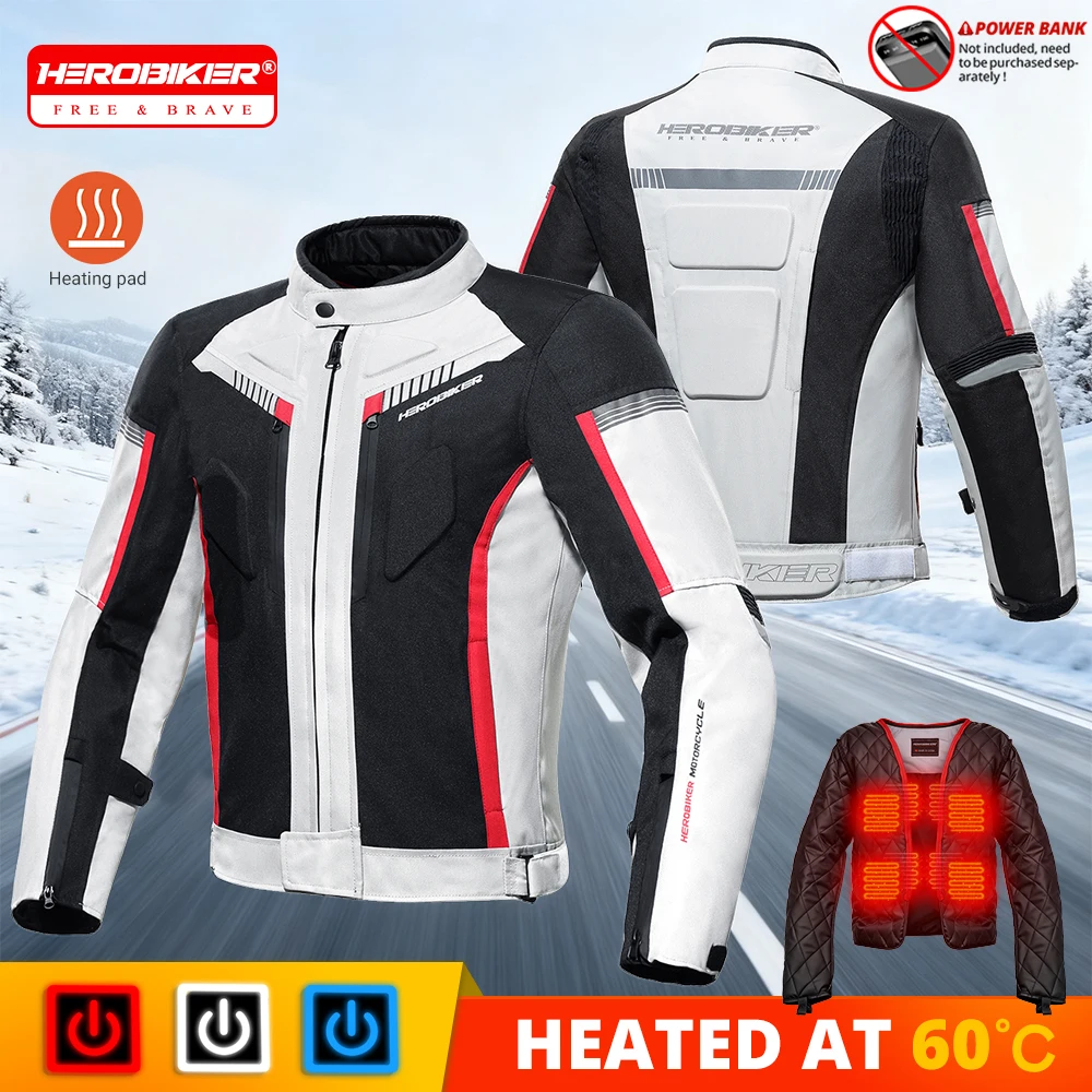 

Winter Waterproof Motorcycle Jacket Windproof Moto Protection Motorbike Riding Moto Jacket Pants Four Season Cycling Clothing