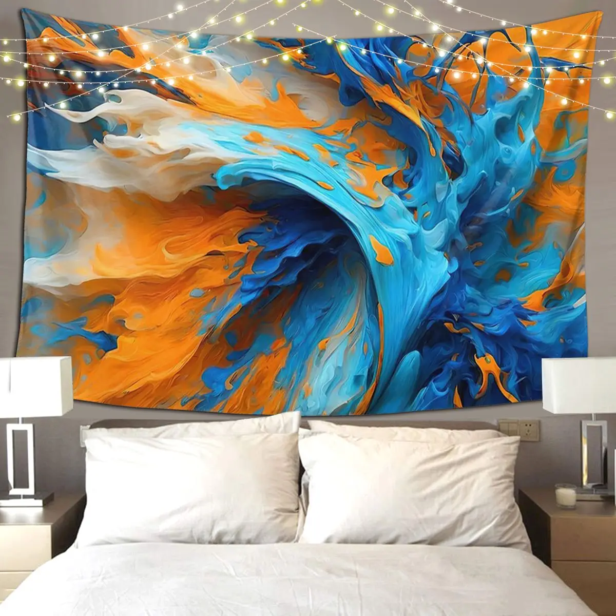 

DeepDream Tapestry Hippie Wall Hanging Aesthetic Home Decor Tapestries for Living Room Bedroom Dorm Room