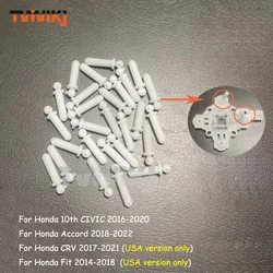 2PCS/4PCS Car side mirror glass lens Adjustment Lever Motor Repair Kit For Honda CIVIC Accord CRV Fit Jazz plastic bracket Clip