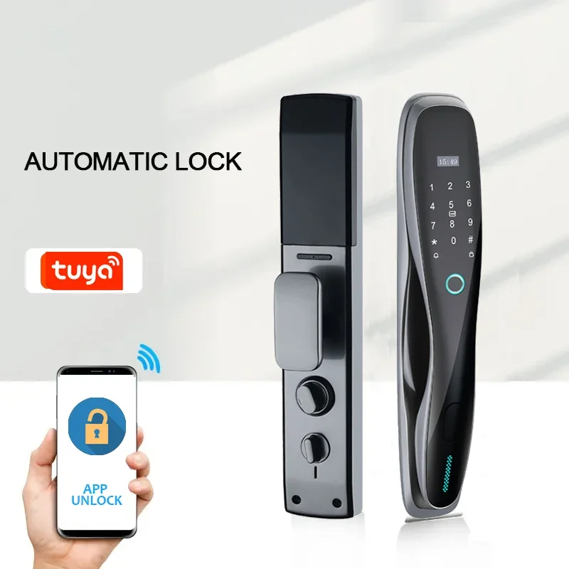 Mobile Phone Remote Control Smart Fingerprint Door Lock Finger Office Home Door Lock Electric Lock