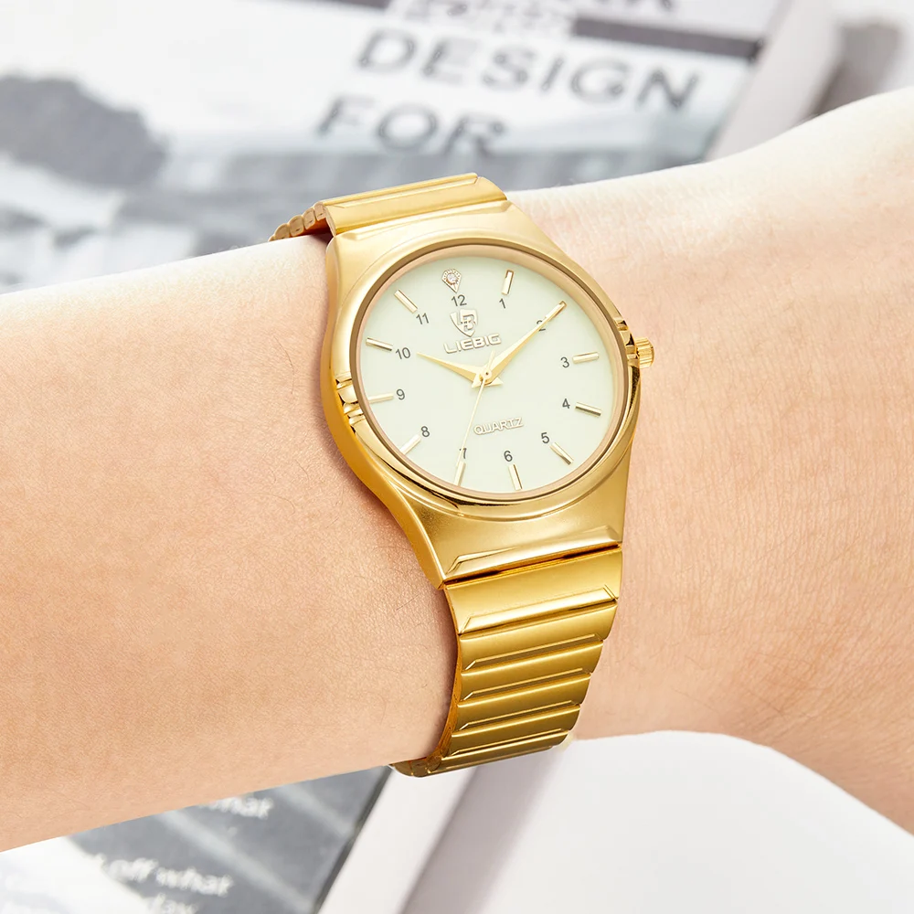 Montre de Luxe à Quartz localité pour Femme, en Acier Inoxydable, Étanche, Nouvelle Collection