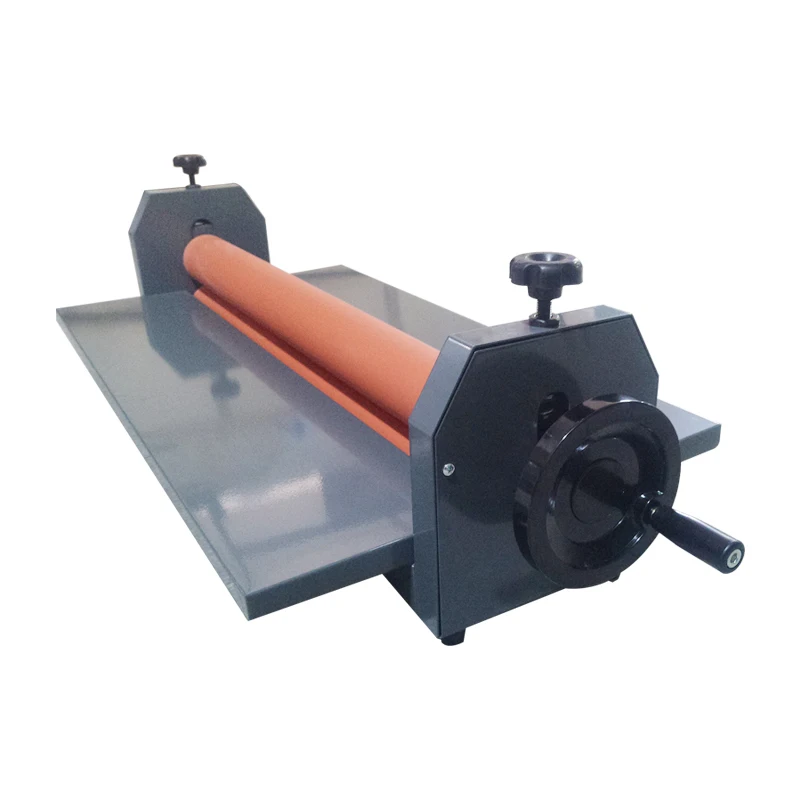 25inches 650mm A3 A4 high quality wide format desktop manual hand crank cold laminator laminate machine for vinyl film