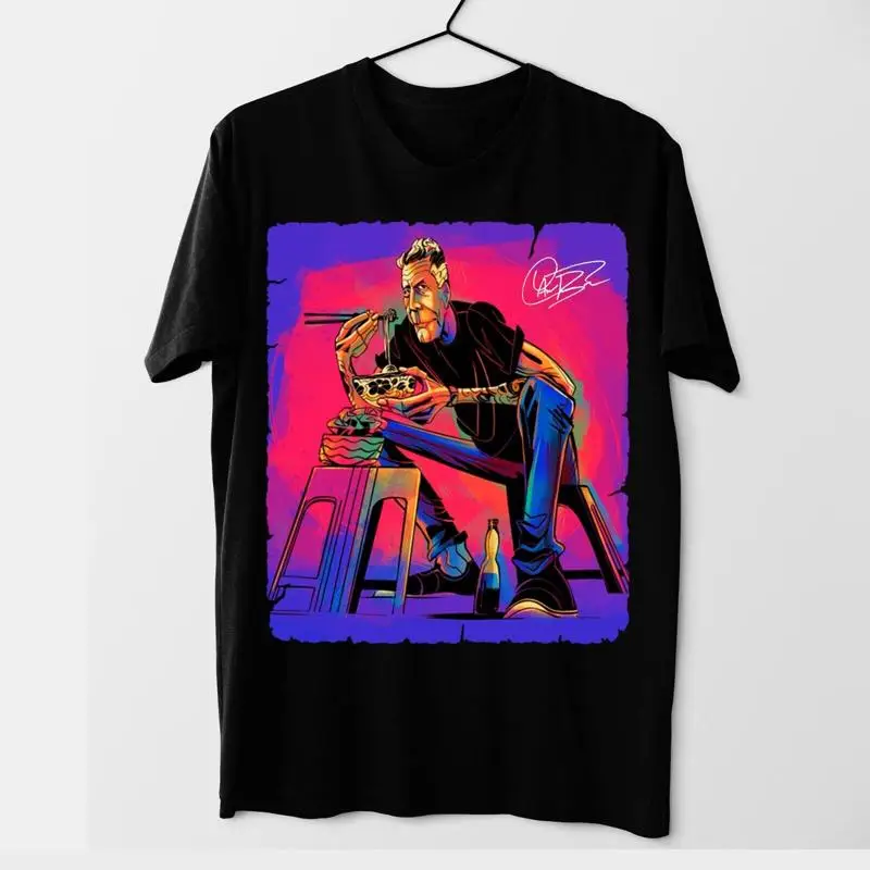

New Popular Anthony Bourdain Caroon Band Member Men S 5XL T Shirt