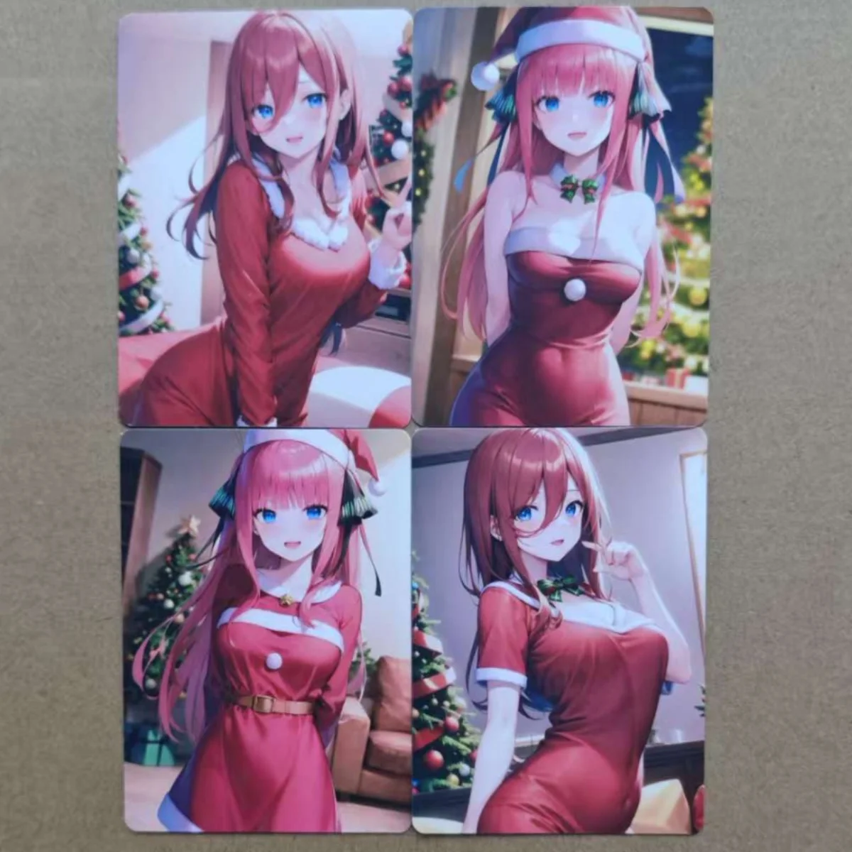 8PCS Sexy Cards The Quintessential Quintuplets Adult NSFW Cards Double Sided Mosaic-free Animation Collection Card 18+