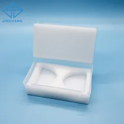 Cajas de almacenamiento para dentaduras postizas con esponja de espuma, almacenamiento de implantes dentales, caja de plástico para clínica, consumibles para dentistas, 25 uds.