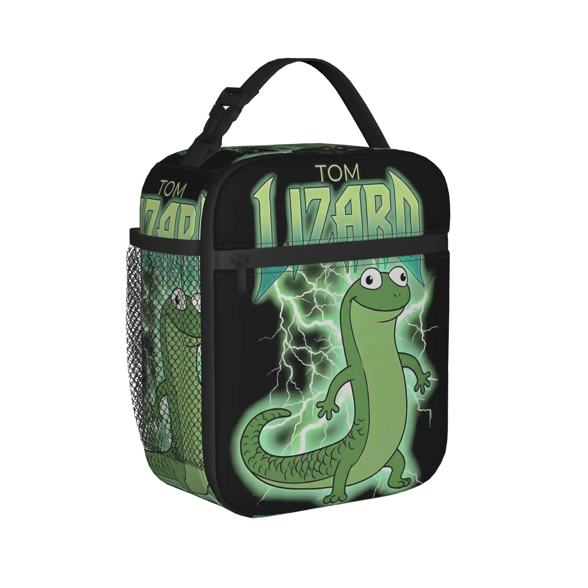 Tom Lizard Meme Movie Insulated Lunch Bag Thermal Bag Reusable,Lunch Container Hoppers Leakproof Tote Lunch Box Bento Pouch