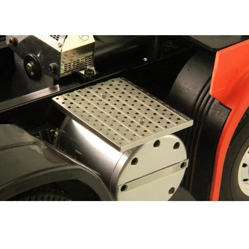 Silenziatore del serbatoio di scarico Decora per 1/14 Tamiya RC Truck Scania R620 R470 Parti fai da te