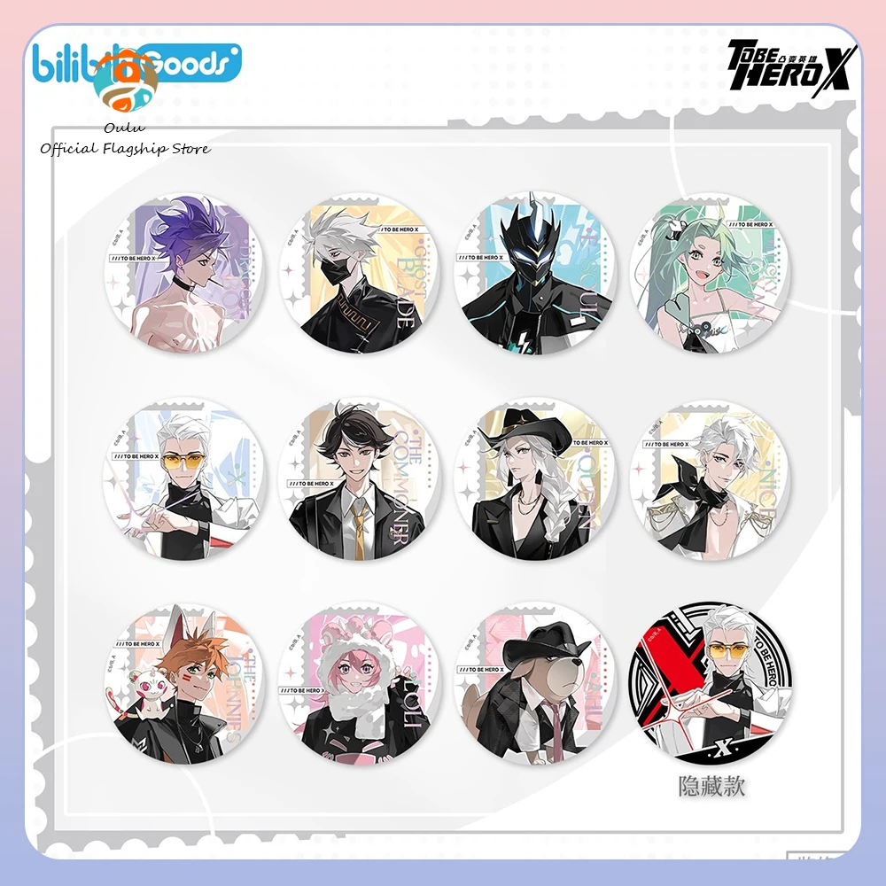

New Genuine Bilibiligoods To Be Hero X Mystery Box Anime Peripherals Badges Thick Acrylic Figurines Paper Clip Photo Cards Gift