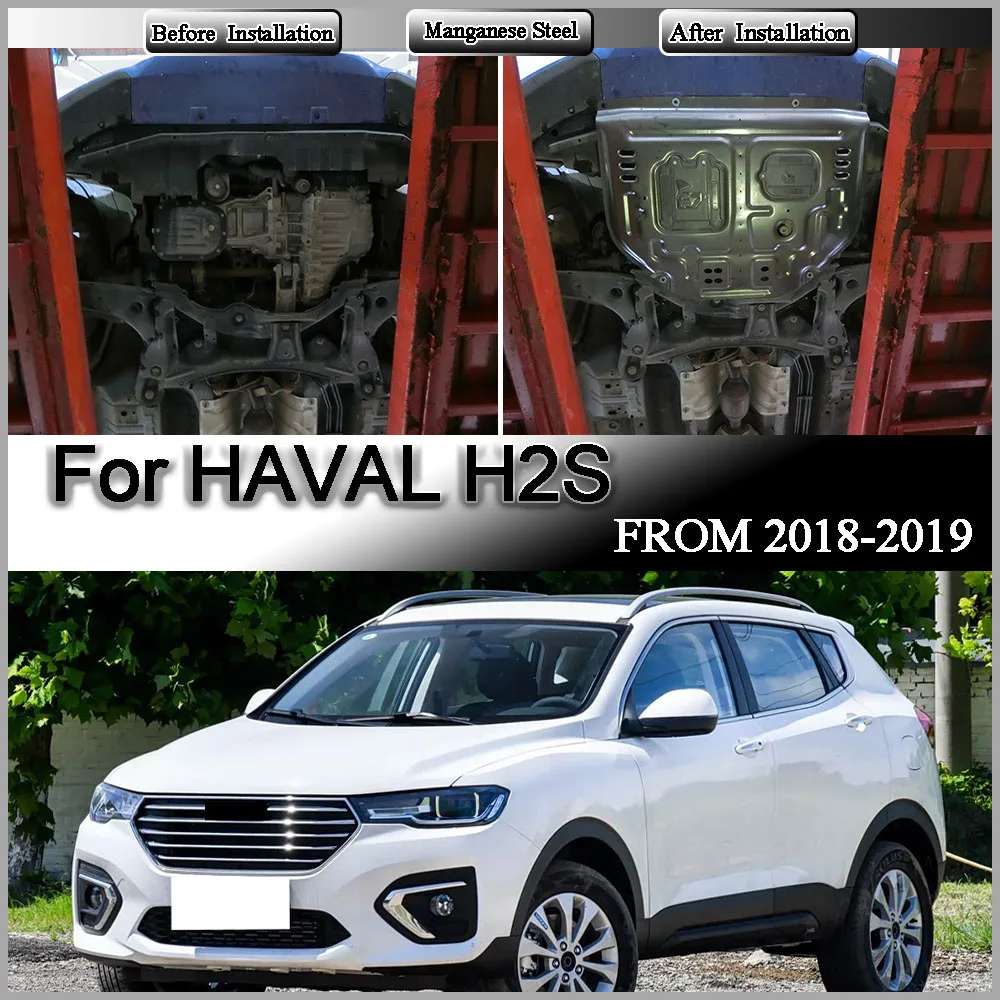 Für HAVAL H2S 2018-2019 1.5T Hochwertigerer schwarzer Unterbodenschutz Schmutzfänger Spritzschutzblech Kotflügelplatte