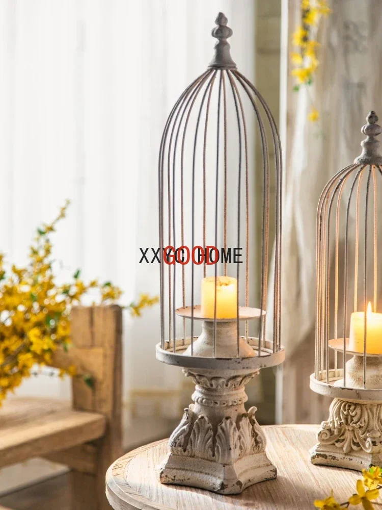 Dining Table Atmosphere Decorative Soft Outfit Shooting Props Aromatherapy Candle Stick