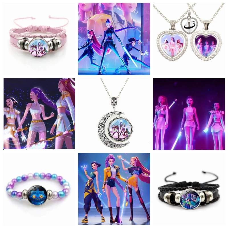 Kpop شيطان هنتر سوار الفتيات سوار مُزين بالخرز مجوهرات والعتاد اكسسوارات رومي زوي ميرا معصمه المشجعين عشاق البضائع الهدايا #2