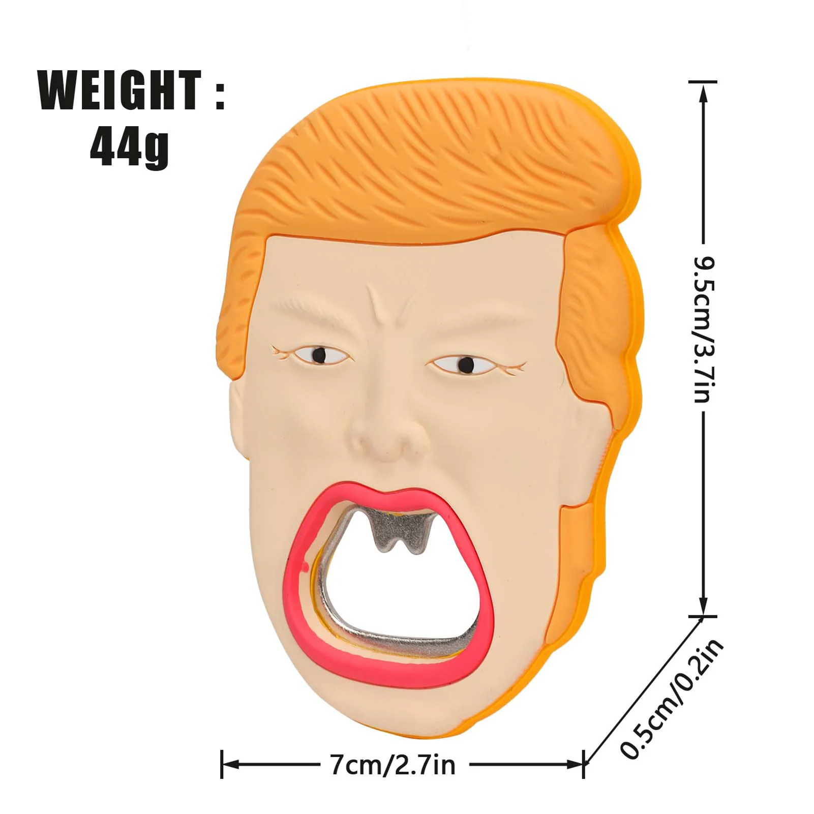 2024 New Trump Bottle Can Opener America Cartoon Trump Pop Can Soda Can Opener Fits Home Birthday Party Bar Beer Supplies