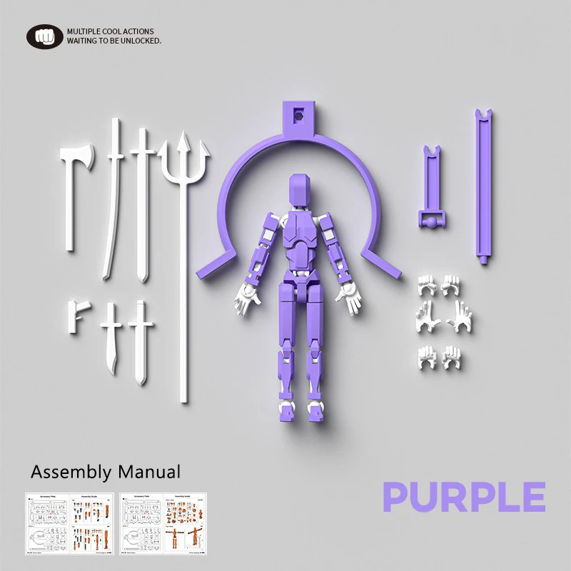 Mehrgelenkiger Beweglicher Formwandler-Roboter mit Magnetischer Anziehung, 3D-Gedruckte Schaufensterpuppe, 13 Actionfiguren, Spielzeug, Ornamente, Geschenke