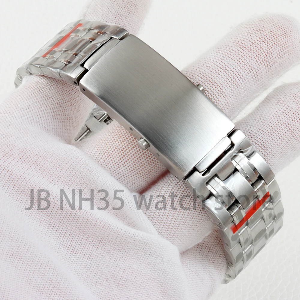 41 mm Uhrengehäuse, 20 mm Armband-Set für Seamaster 300 Seiko NH35 NH36 Automatikwerk, 31 mm Zifferblatt, massiver 316L-Edelstahl