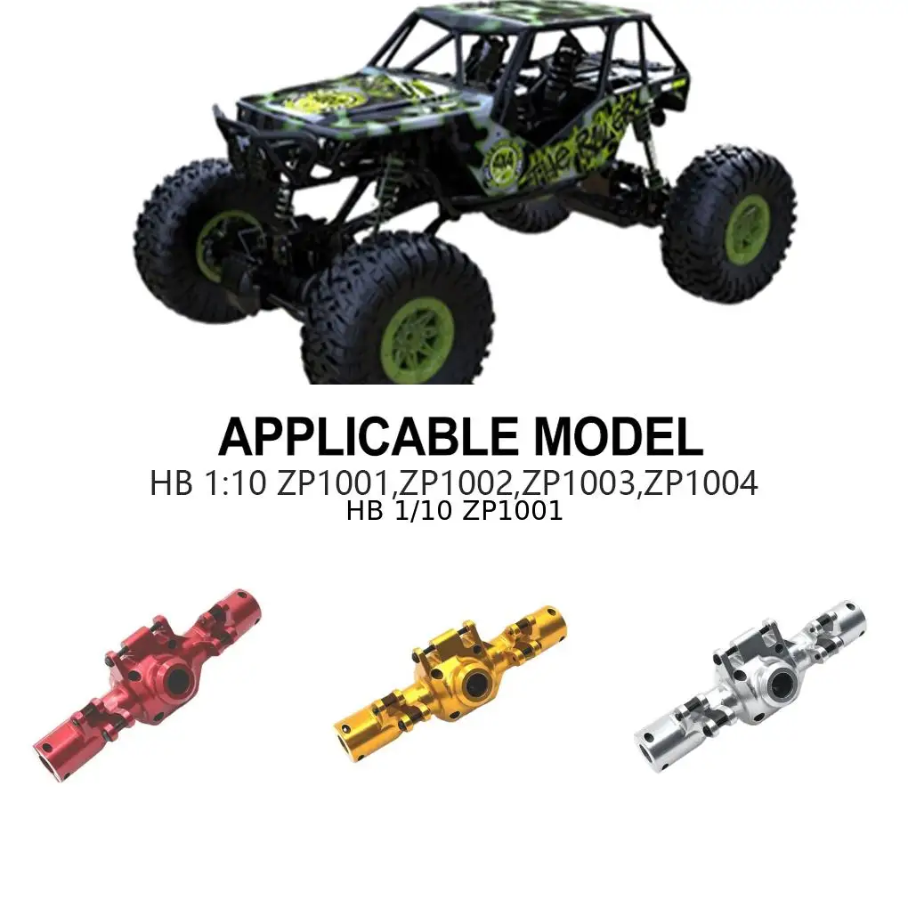 1/10 سبائك الألومنيوم ترقية المحور الخلفي الإسكان ل ZP1001 ZP1002 ZP1003 ZP1004 RC جزء السيارة RC اكسسوارات السيارات #4