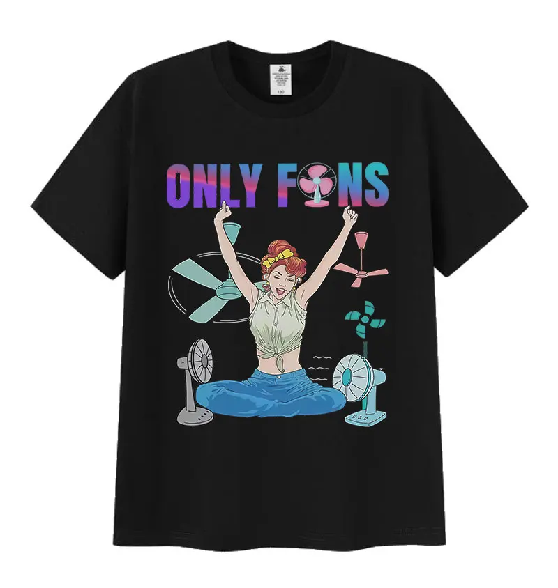 Funny Only Fans Meme T-Shirt Men Women Summer Cozy Cotton Short Sleeve T-Shirts Retro O-Neck Clothing High Quality T Shirt Tops image 5