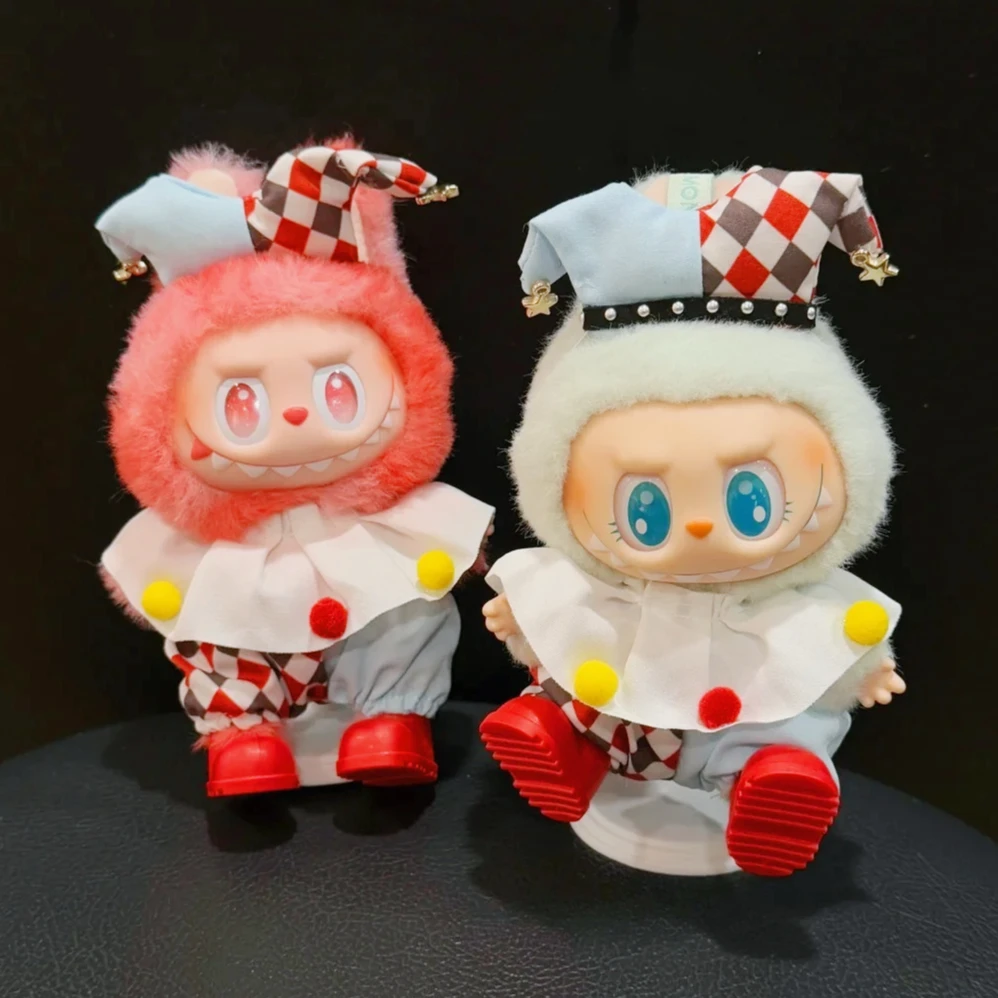 

Lovely Monster Set for V1/V2/V3 Labubu Outfit Devil Style Jumpsuit Cute Clothes Doll Accessories