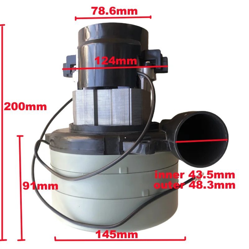 220 فولت 1200 واط 24 فولت 600 واط ل AMETEK فيليبس ميديا هاير روينتا كارشر محرك المكنسة الكهربائية غسالة موتور شفط المحرك
