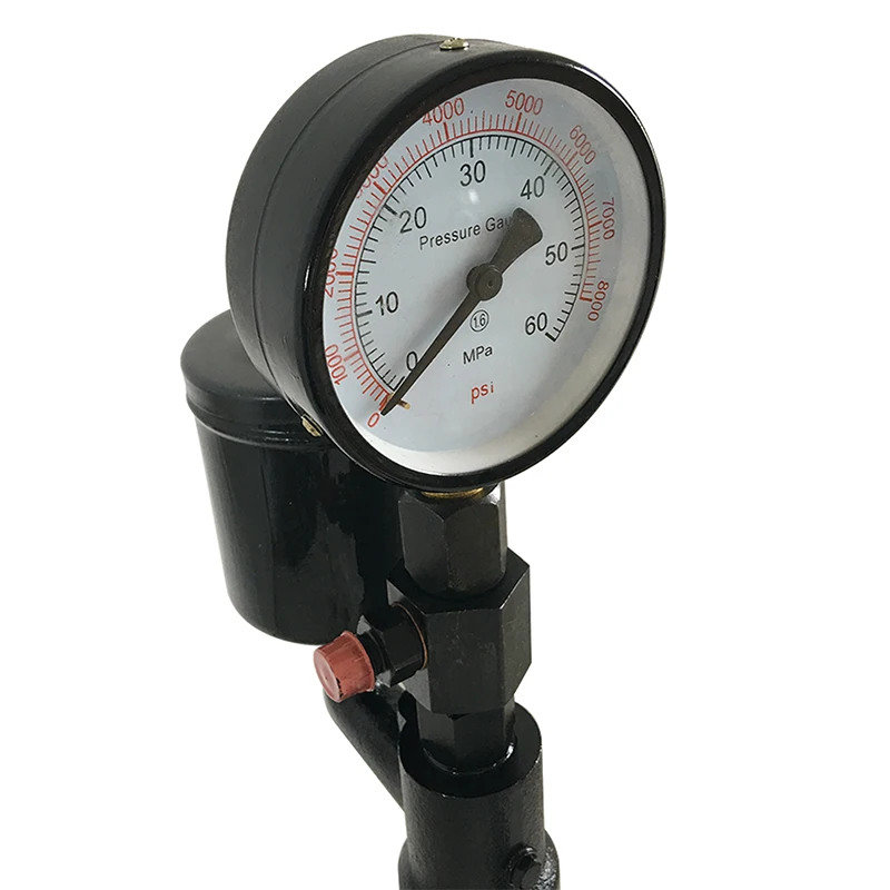 PS400AI Diesel-Einspritzdüsen-Tester Pop-Druck-Tester Dual Scale 0-600 Bar (0-60 MPA) 0-8000 PSI – Detail 6