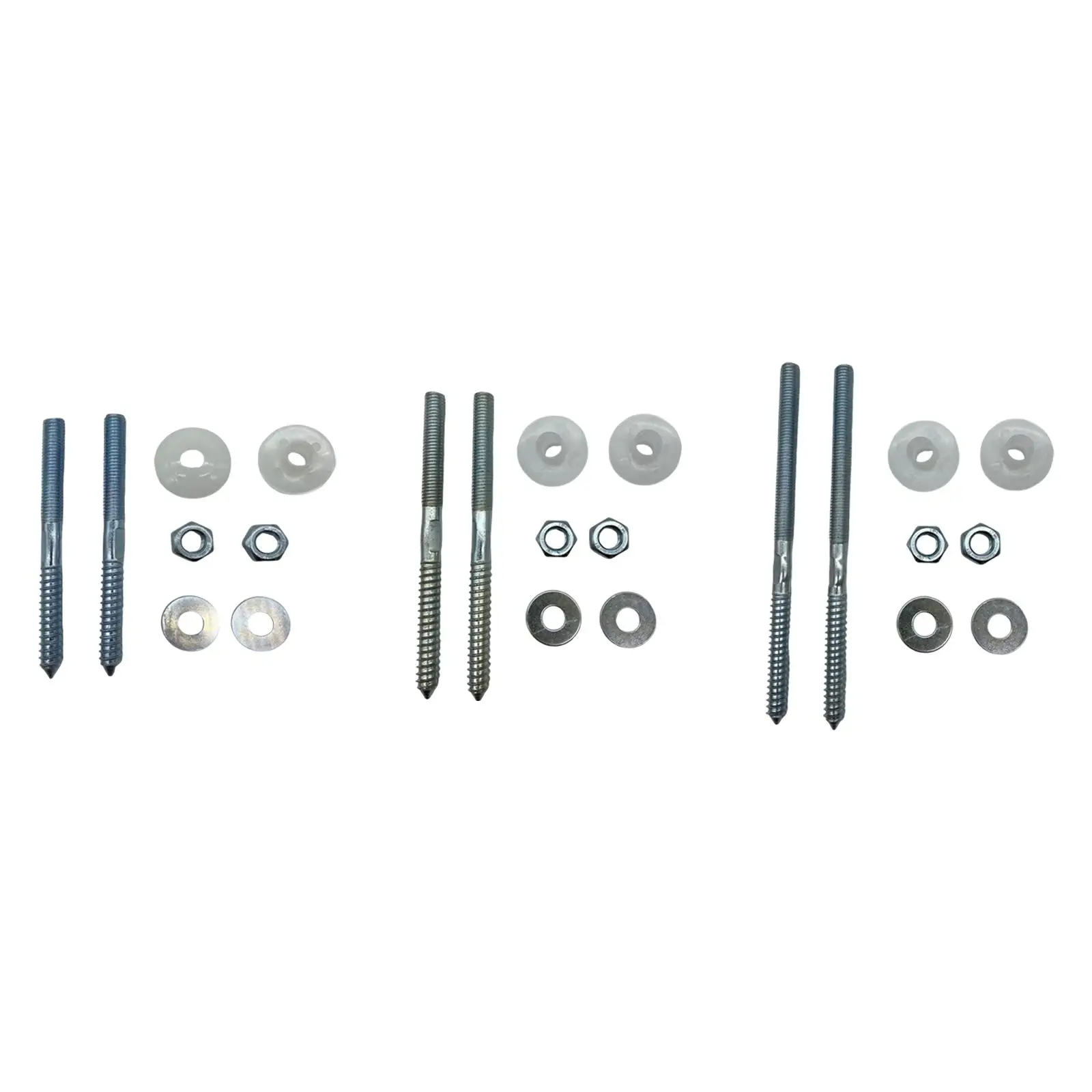 Wall-Mounted Basin Installation Kit with Essential Fasteners And Components