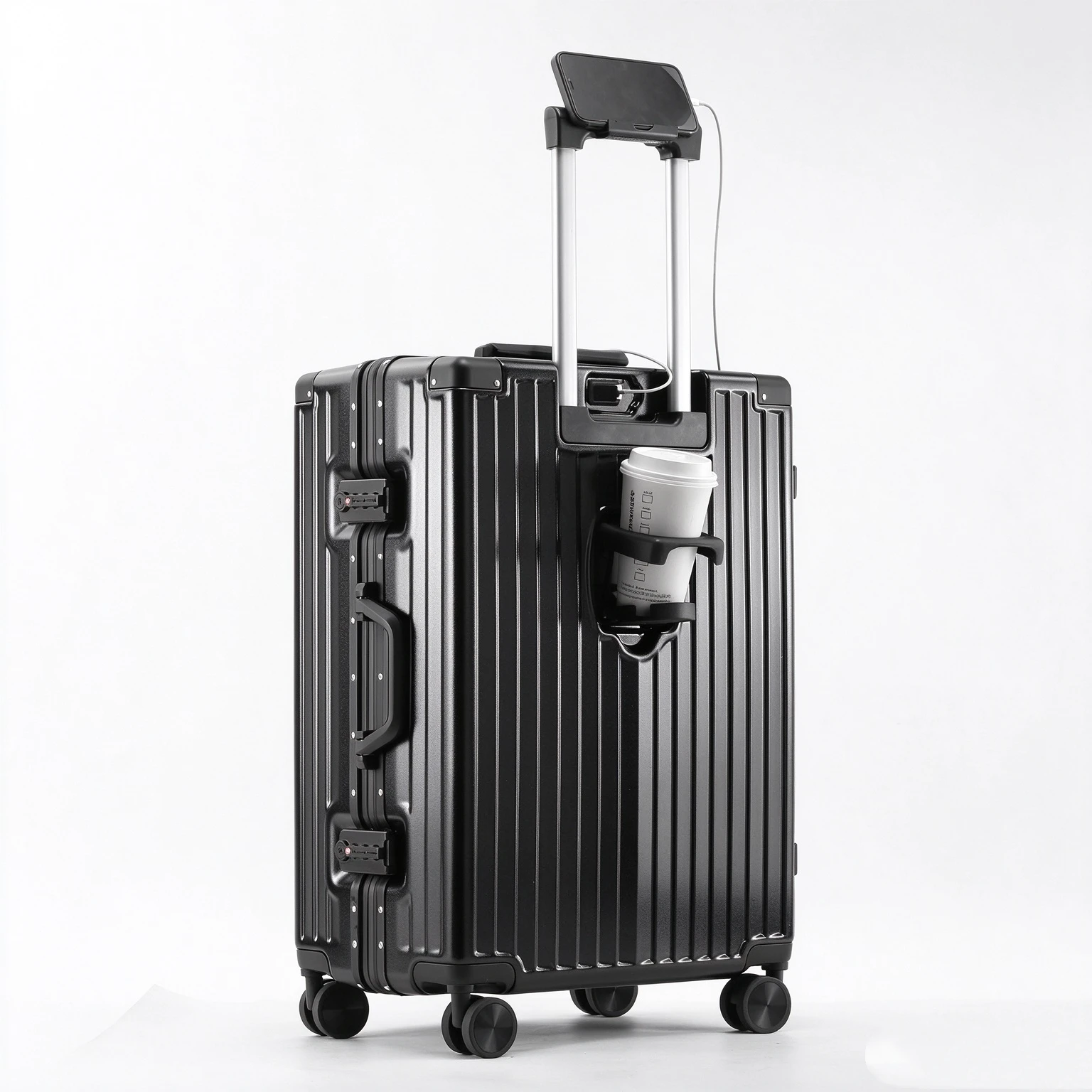 حقيبة سفر بإطار من الألومنيوم - مراجعة Aluminum Frame Carry On Luggage وسعره