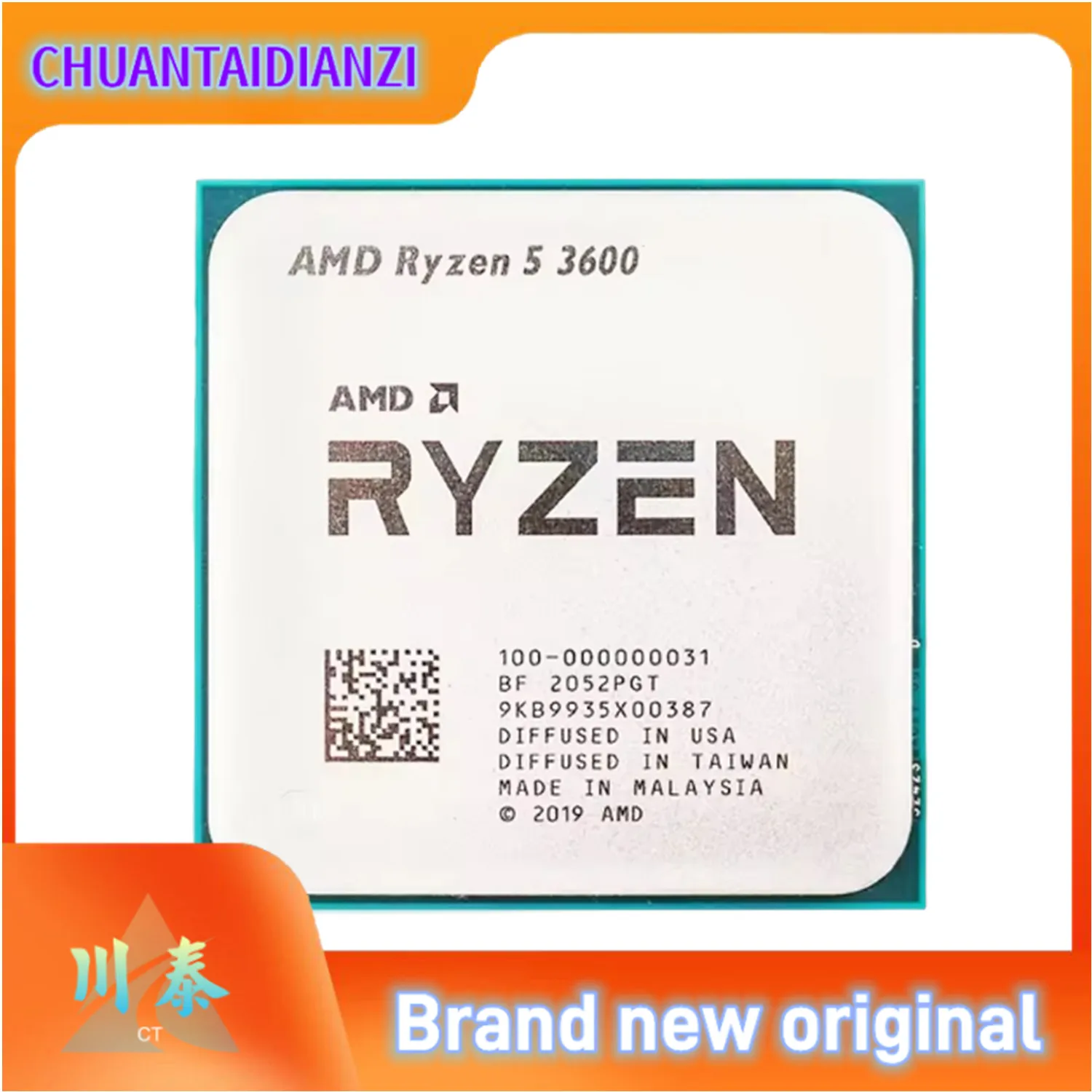 

AMD Used Ryzen 5 3600 R5 3600 3.6 GHz GAMING Zen 2 7NM 65W L3=32M 100-000000031 Socket AM4