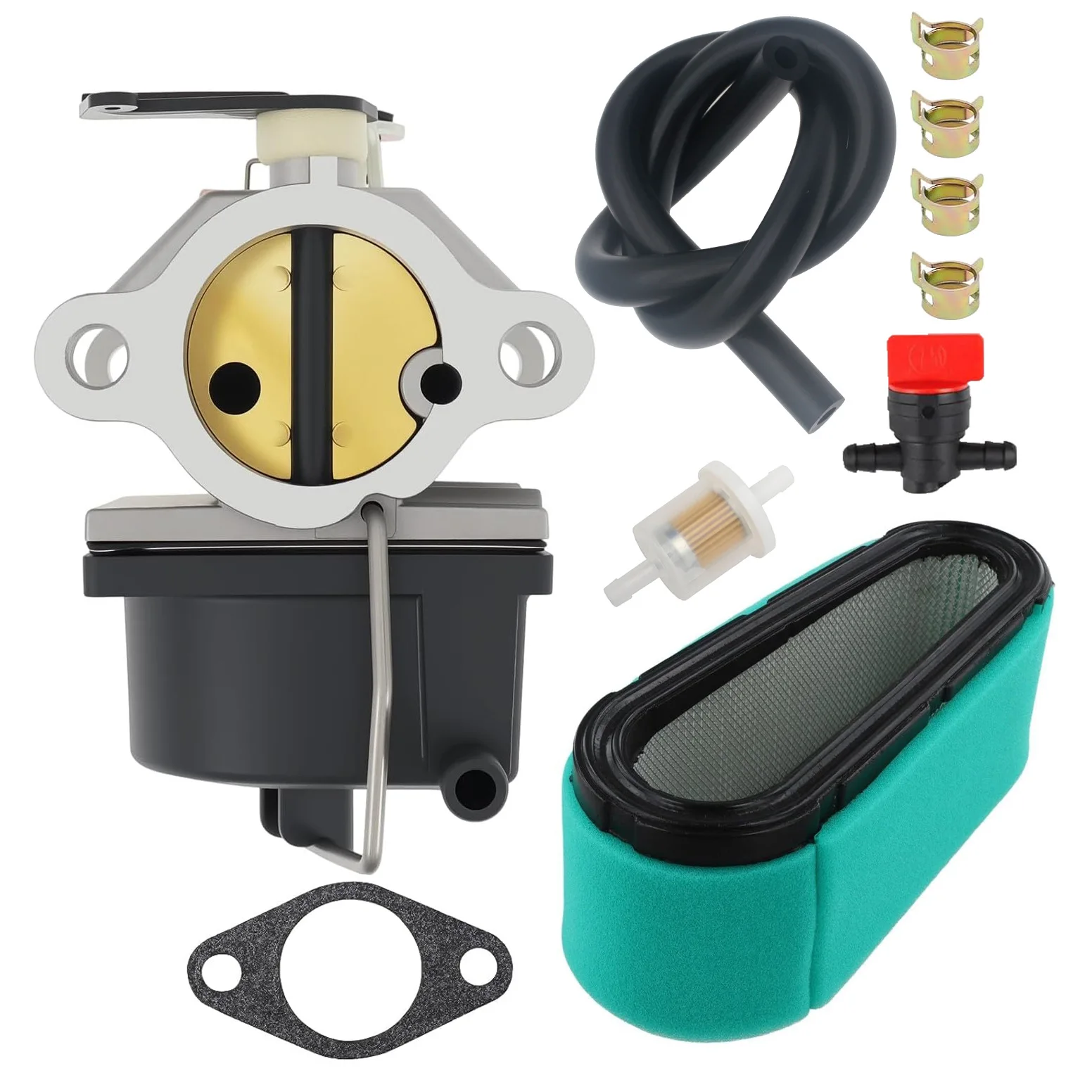 Suitable for OHV125, OHV130 carburetor, 640065A, OHV110, OHV115, OHV120 air filter 36356