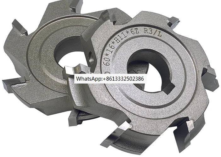 1 Pair (L+R)  Fine Trimming Cutter for QINGDAO Edge Banding Machine 60*16*H11*6Z-R1.5/2/3