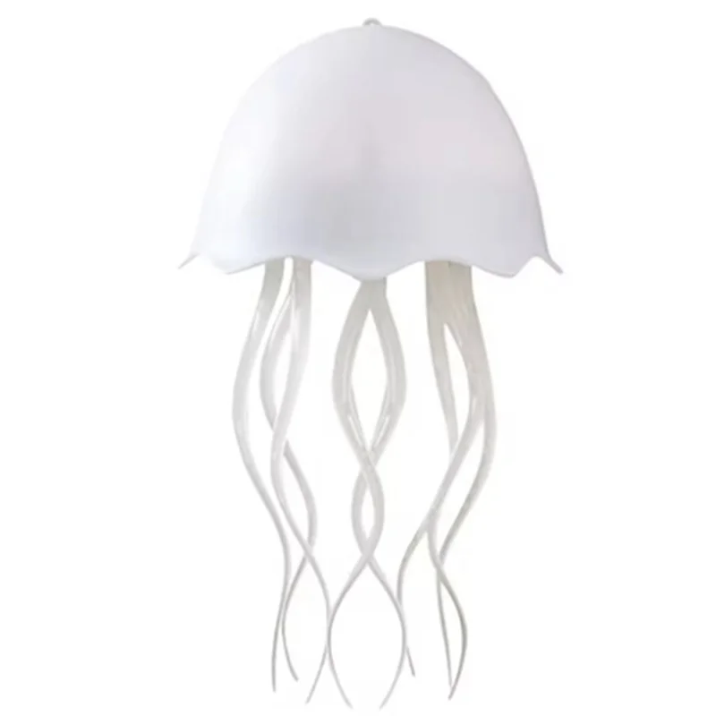 

ABKY-Automatic Rotating Tentacle Jellyfish Table Lamp USB Rechargeable Color Changing LED Night Light For Bedroom Home Decor