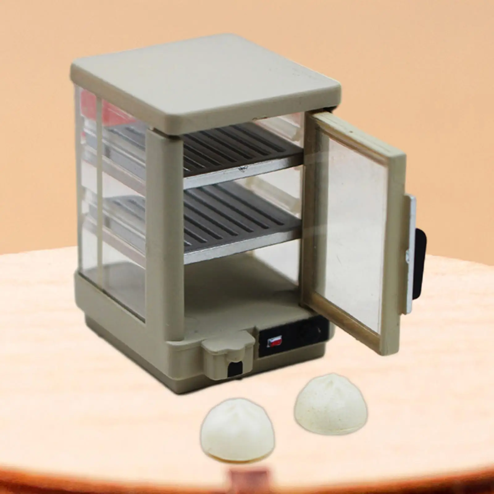 Dollhouse Food Cabinet 1:6 1:12 Scale Kitchen Toys Dollhouse Decoration