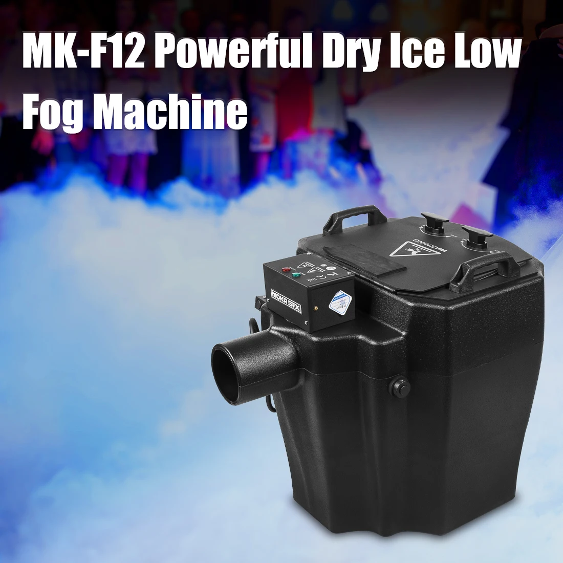 

MOKA 6000w Dry Ice Fog Machine with Flight Case Power Stage Low Ground Dry Ice Fog Machine With Smoke Nozzle