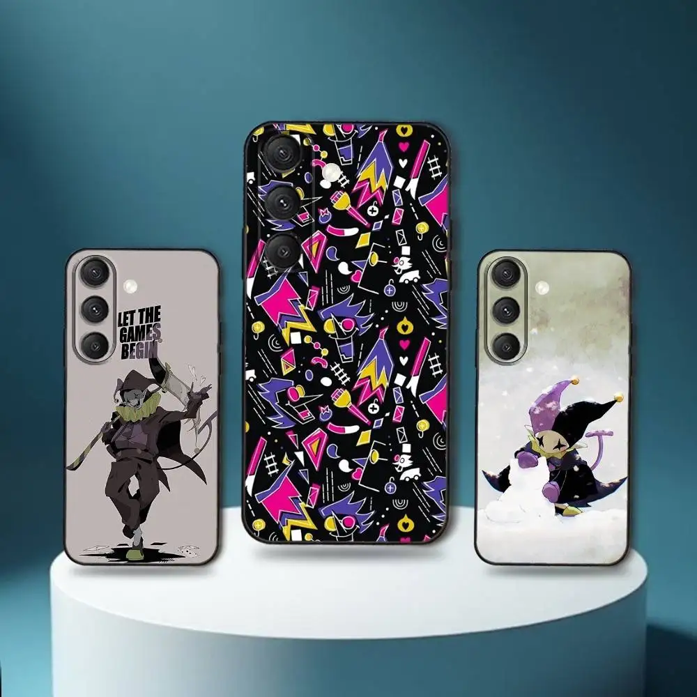 

Jevil Deltarune Game Phone Case For Samsung S25,S24,S23,S22,S21,S20,S10,Ultra,Plus,Lite,FE,Soft Silicone Black Cover