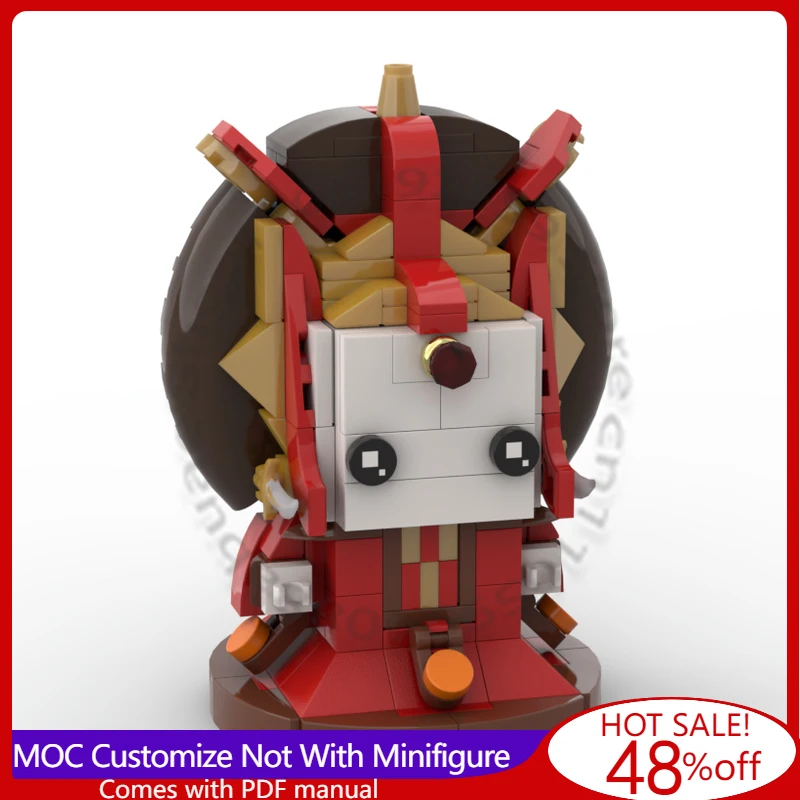 

220 PCS Popular Game Character Series Queen MOC Customize Modular Building Block Creative Design Popular DIY Assembly Toy Gift