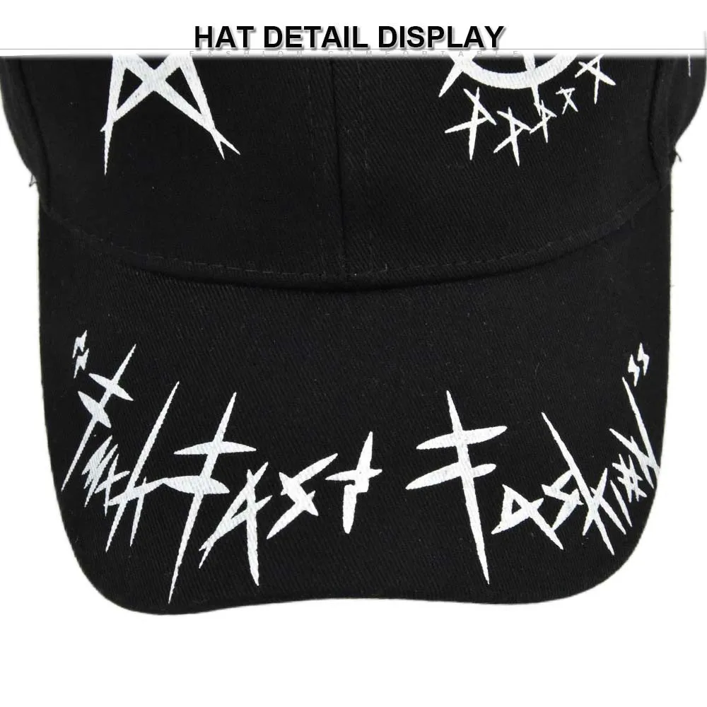 Custom Graffiti Baseball Caps Purple and White Patchwork Men Women Hip Hop Cap Fashion Sun Hat Casual Buckle Hats Snapback