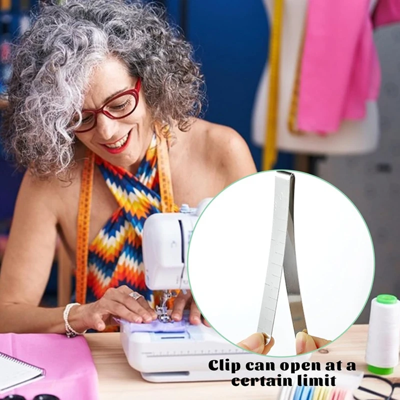 MAKE-40 قطعة مجموعة مشابك الخياطة، أدوات خياطة حاشية معدنية لخياطة دبابيس خياطة اللحف ووضع العلامات على الملحقات