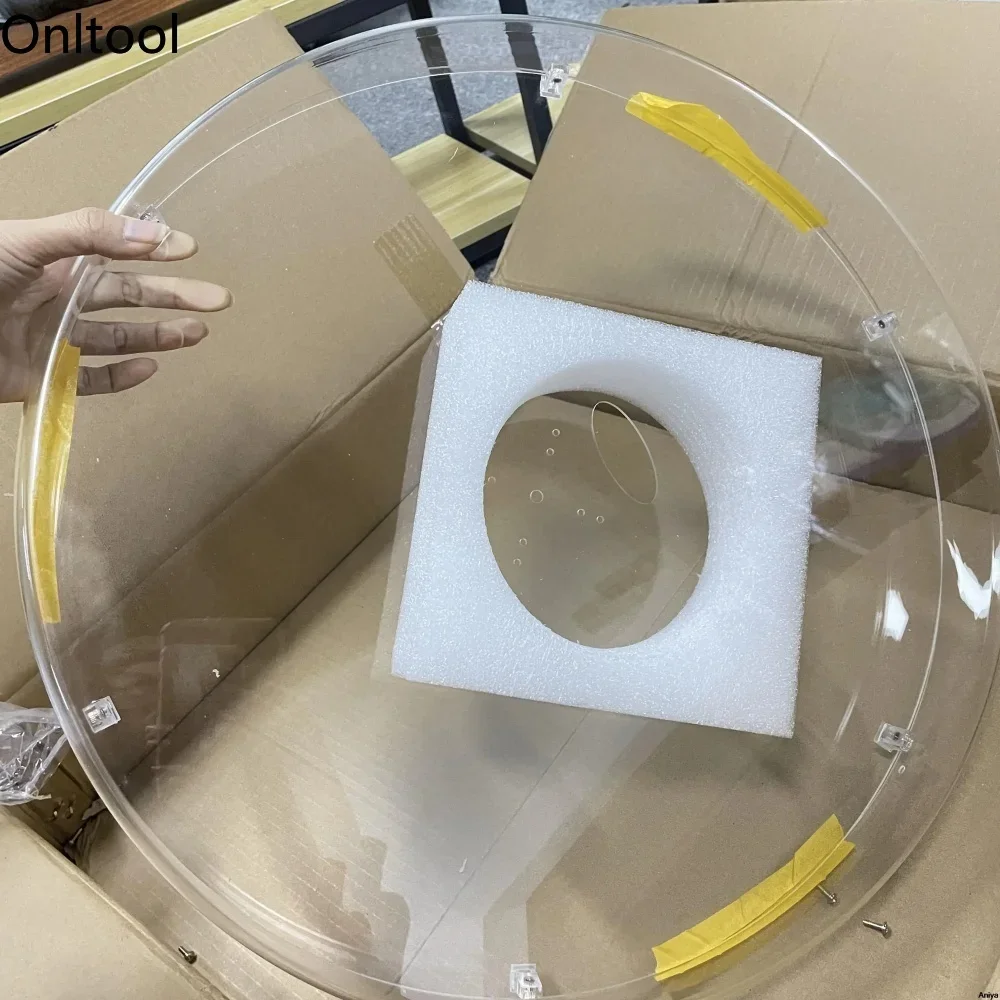 3D Fan Hologram Projector Protection Cover Hologram Projector Light Advertising Display Shell LED Fan Acyrlic Cover Bag