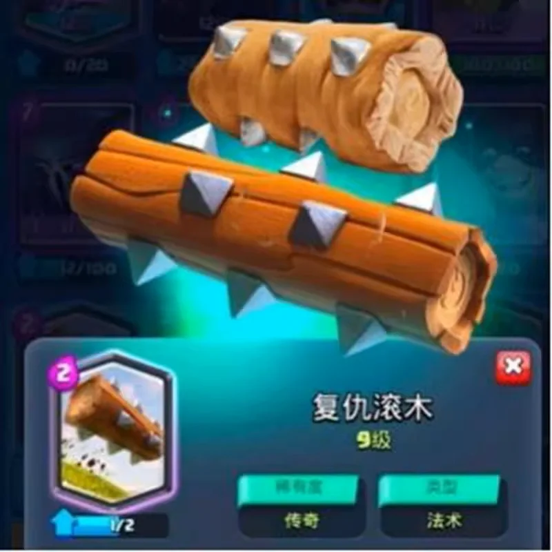 Clashed Royale لعبة ألعاب من القطيفة سجل المتداول الخشب بلوشي الدمى 35 سنتيمتر الانتقام الكرتون لينة محشوة المنتج الإبداعي حلية الهدايا #4