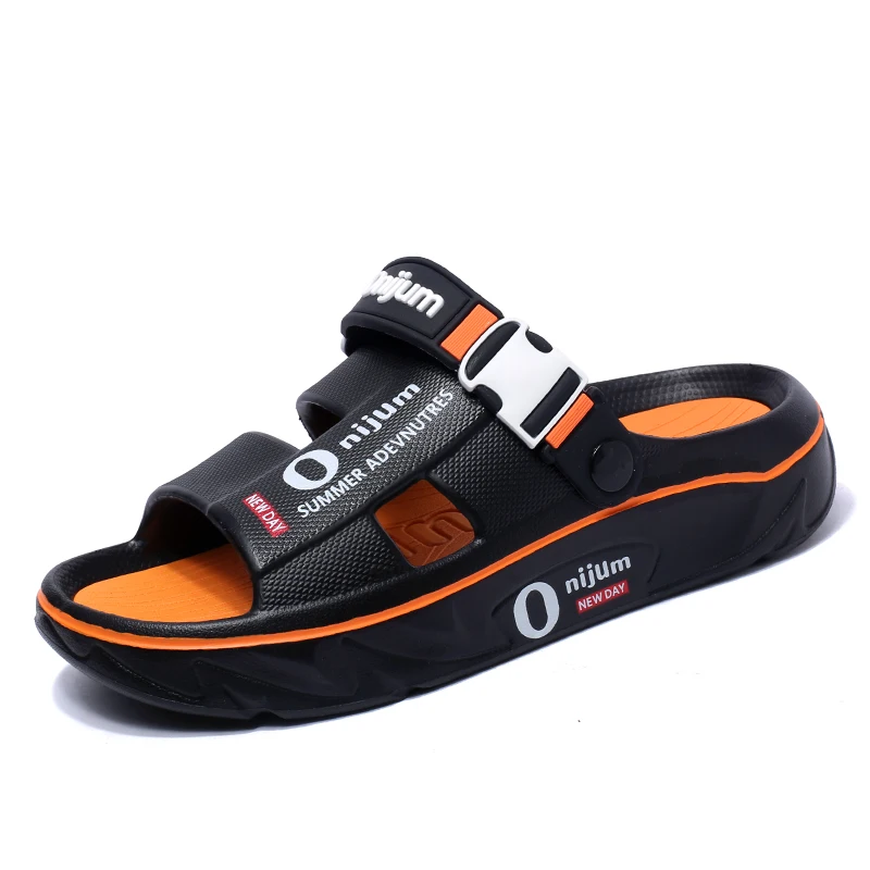 

Men's sandals new large size casual sports slippers men's shoes thick soled breathable EVA sandals men's beach shoes slides