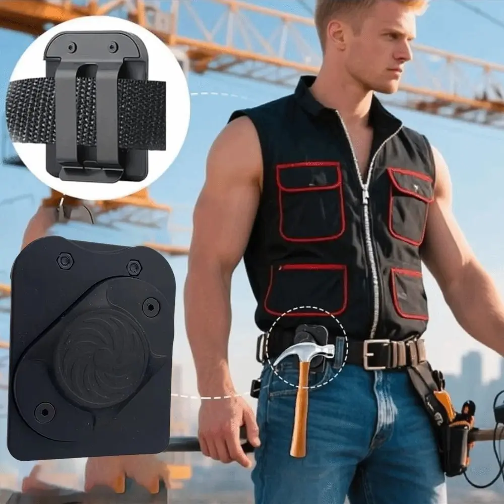 Strong Adsorption Magnetic Tool Holder Magnet Belt Clip on Too Belt Clip Plastic Quick Release Tool Storage Bracket Tool-Holder