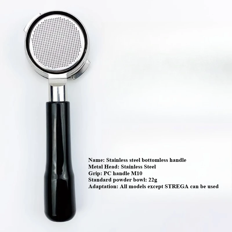 

Apply To BEZZERA Coffee Machine Bottomless Filter Wooden Handle Copper Handle Large Powder Bowl