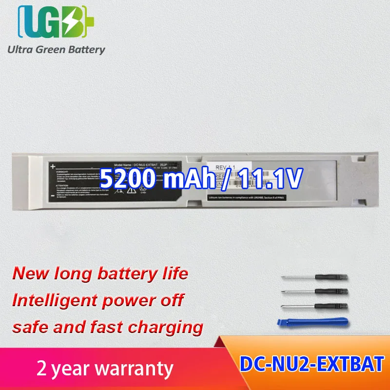 UGB-nueva batería de DC-NU2-EXTBAT para cápsula NEURON 2 REV 1.1SN: C1553ALSSB1391, batería de DC-NU2-EXTBAT para signos vitales