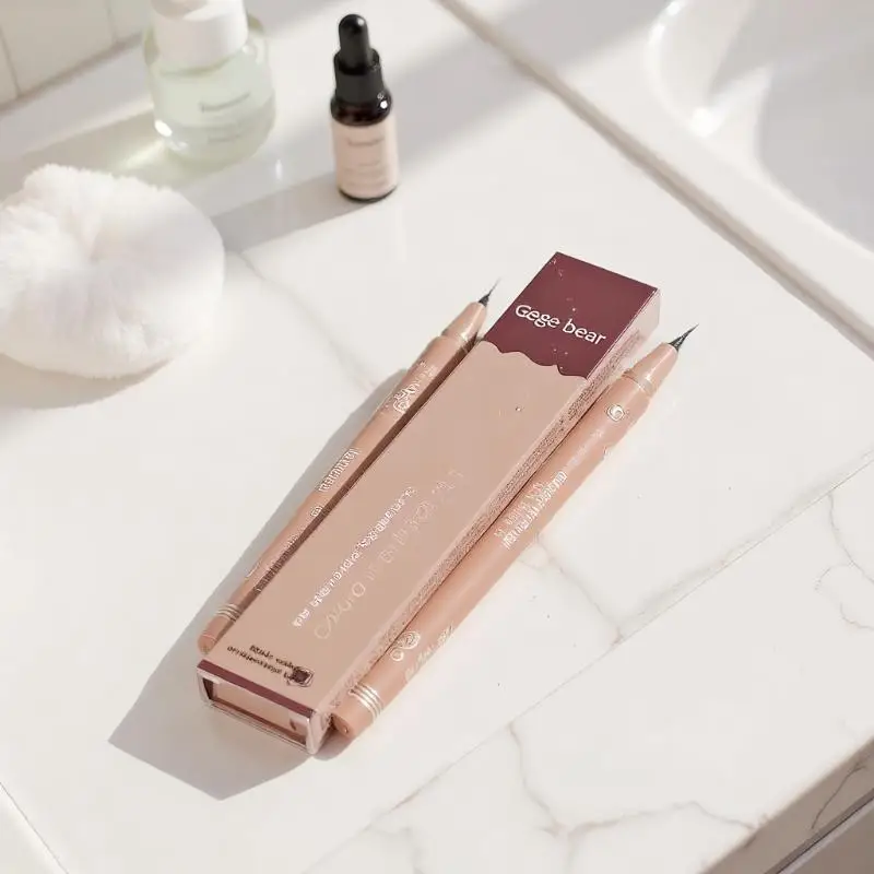 Gege bear リキッドアイライナーペン 防水 長持ち 寝蚕アイライナーペンシル 汚れにくい 速乾性 スムーズな乾燥 アイメイク