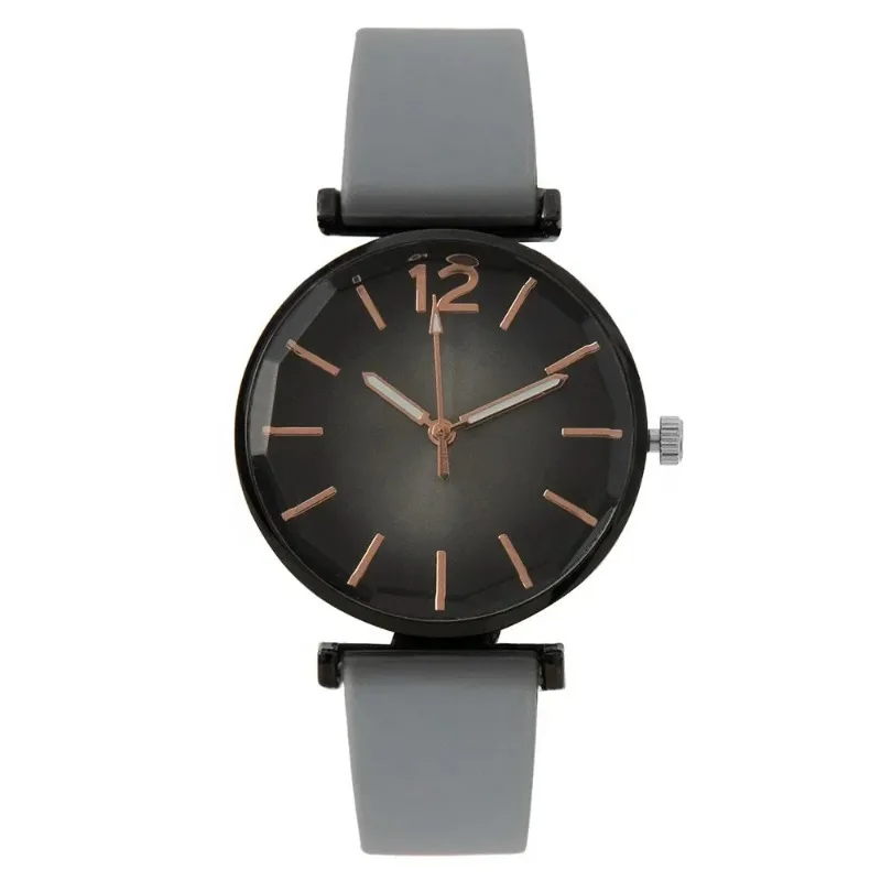 Nueva moda reloj de cuarzo con esfera Simple para mujeres y niñas, relojes de pulsera de cuarzo con correa de silicona, reloj deportivo para mujer, reloj para mujer