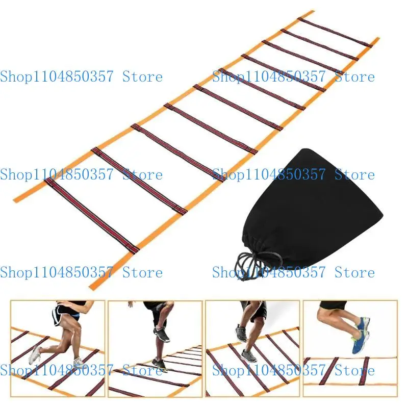 5asd Agility Ladder Speed Training Set Exercise Ladders for Soccer Football Footwork Sports Training Ladder with Carrying Bag