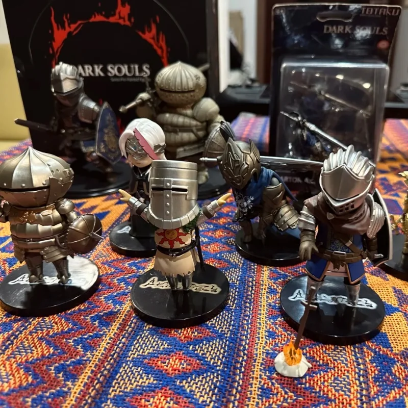 Q version Dark Souls Anime Action Figure Solaire Artorias Ornstein Fire Keeper Doll Anime Figurine Model Toys for Boy Gifts